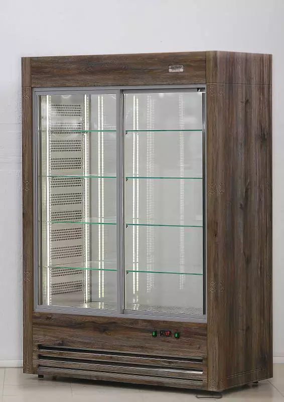 Вертикальная шкаф-витрина "ВВ-1000 купе GRAND" 1360*2000*610